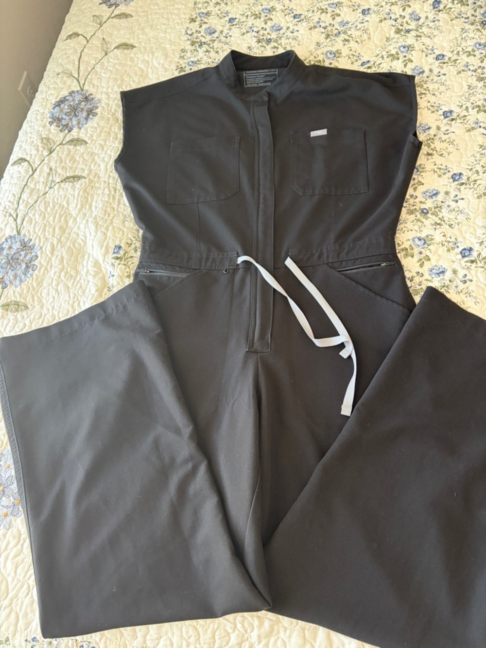 Figs Wide Leg Scrub Jumpsuit
